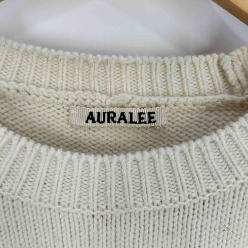 オーラリー AURALEE 19AW KNIT SHORT PULL OVER ウールショートプルオーバーニット レディース JPN:0